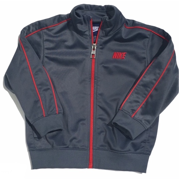 Nike jacket Boy's Zip Up Grey Jacket Size 18M baby jacket - Picture 2 of 7